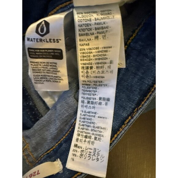 Levi's 726 Flare Distressed Ripped Jeans Size 27 - Picture 5 of 11